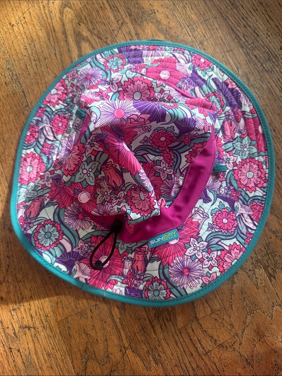 Sunday Other - Sunday Floral Bucket Hat in Pink, Teal & Purple